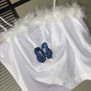 Spaghetti strap crop top